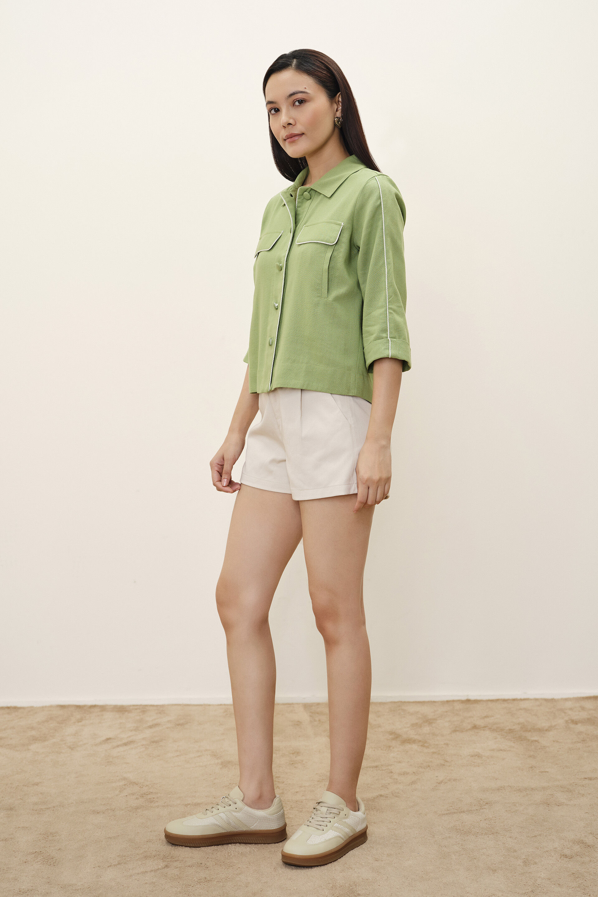 Ecria Green Jacket, Green, image 3